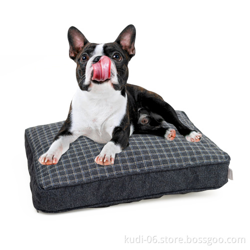 Custom Super Soft Waterproof Breathable Dog Bed Linen Fabric Bolster Pet Beds